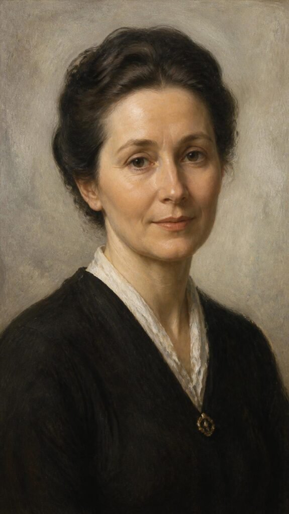 This image shows portrait of Irena Krzyżanowska