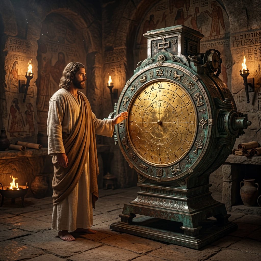 chronovisor photos of jesus with time machine